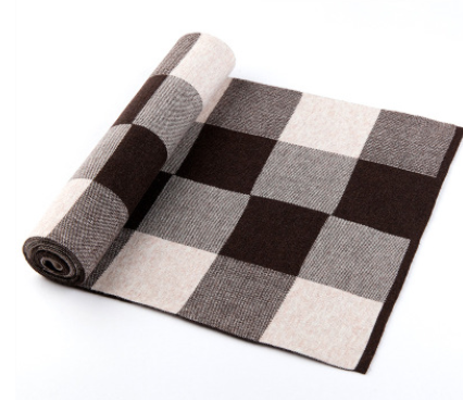Bufanda de Lana Cuadros para Hombre - Invierno Cálido y Elegante - Image 16