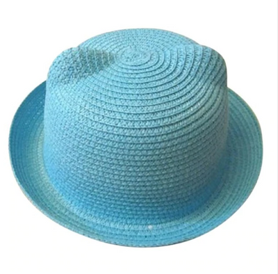 Sombrero de Paja Estilo Coreano con Orejas de Gato - Protección Solar Verano - Image 10