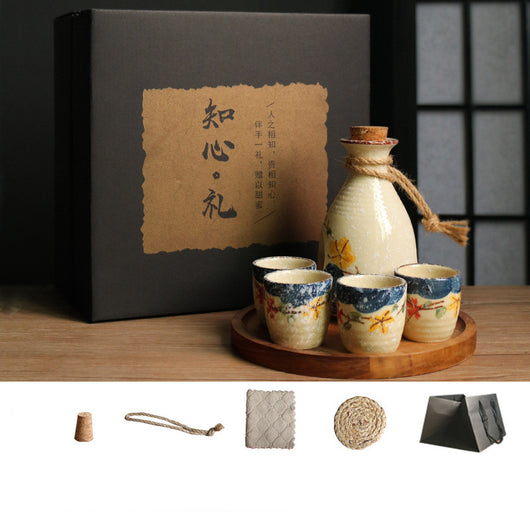 Set Calentador de Sake Retro Japonés con Tazas de Cerámica - Image 34