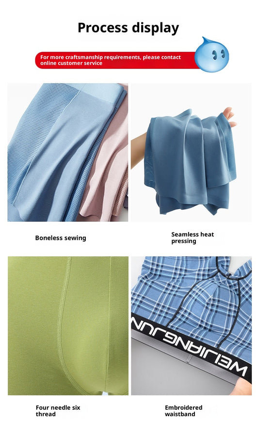 Calzoncillos Boxer Briefs de Algodón Transpirable Talla Grande Todo Clima - Image 19