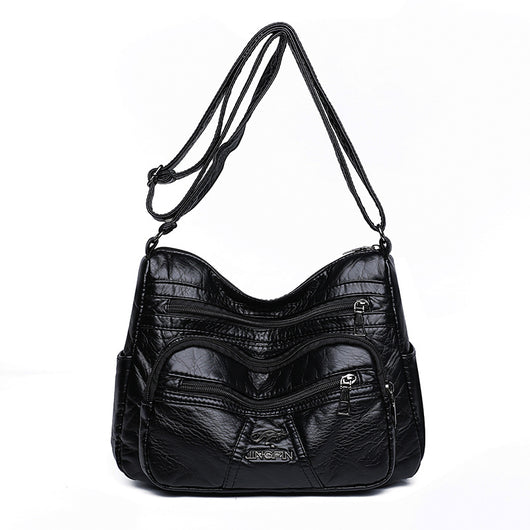 Bolso de Cuero Retro Auténtico para Mujer con Gran Capacidad - Image 8