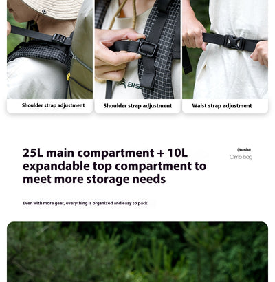 Mochila de Senderismo 35L - Bolsa de Montaña de Gran Capacidad - Image 9