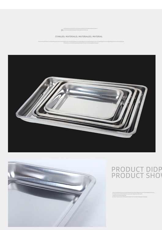 Bandejas de Acero Inoxidable para Asados y Cocina Profesional - Image 7