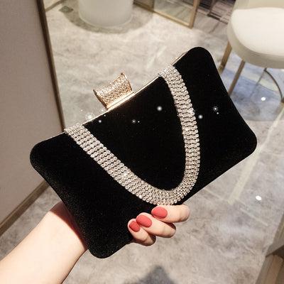 Bolso de Hombro Asimétrico con Detalles Diamantados - Image 5
