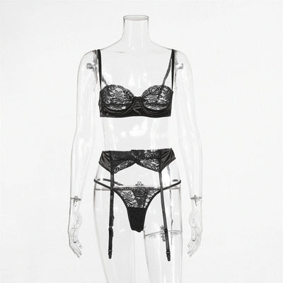 Conjunto de Lencería Sensual con Encaje Transparente - Image 5