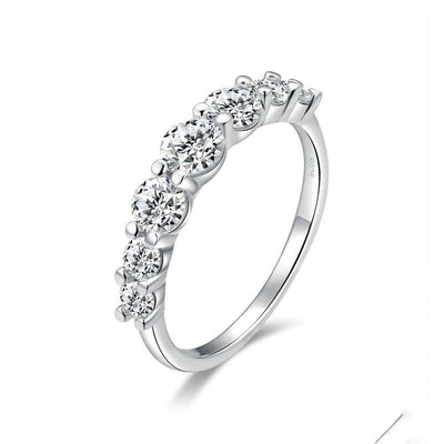 Anillo de Plata Esterlina S925 Plateado en Platino
