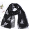 Pañuelo Parisino con Estampado de Gato Persa
