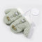 Warm knitted gloves for kids, winter outdoor windproof with velvet lining and cartoon designs