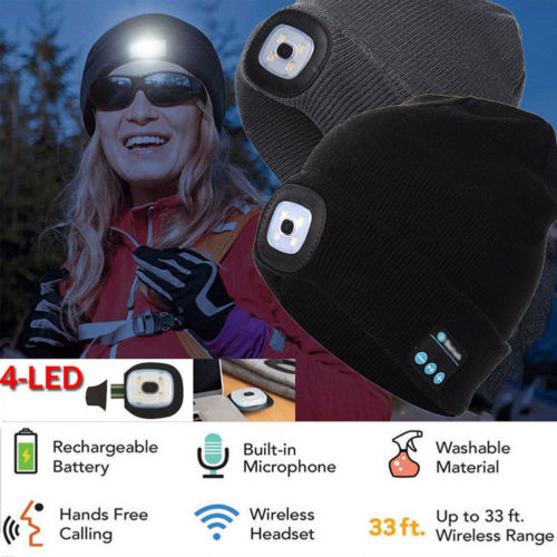 Gorro Inteligente Bluetooth con Audífonos LED Inalámbricos - Image 5