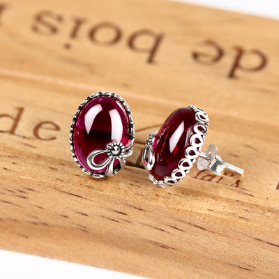 Aretes de Plata con Diseño de Ancla