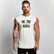 Musculosa Deportiva Estilo Europeo Americana con Estampado de Letras para Fitness