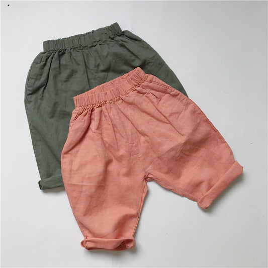 Pantalones Zanahoria Niños en Algodón