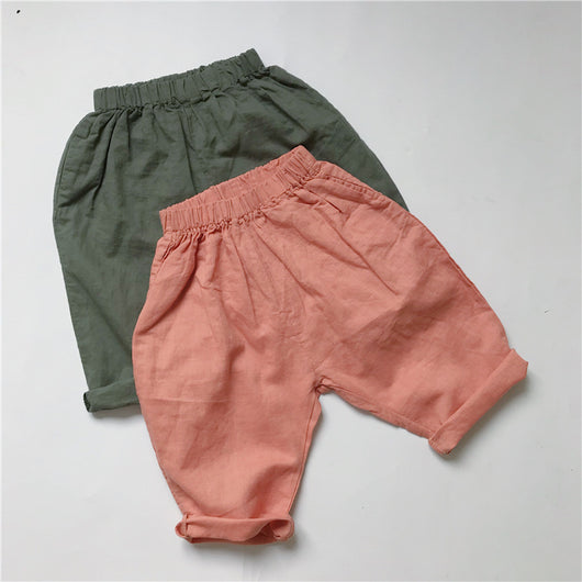 Pantalones Zanahoria Niños en Algodón
