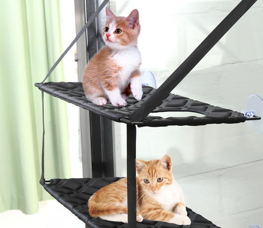 Hamaca de Ventana para Gatos Asiento de Descanso y Cama para Gatos de Interior - Image 5
