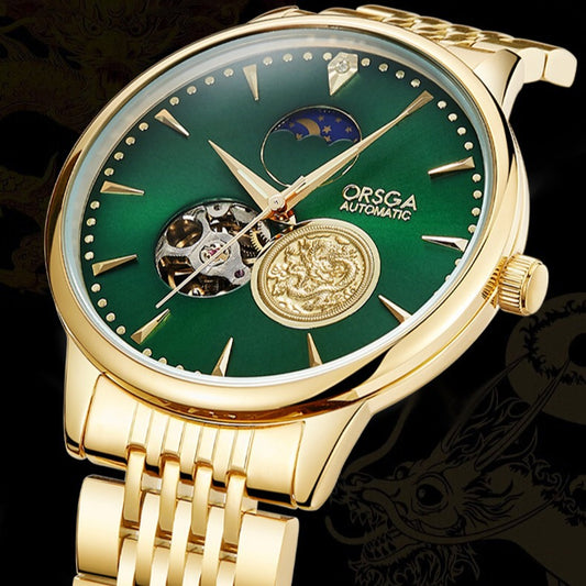 Reloj Automático Mecánico de Lujo para Hombre Ejecutivo