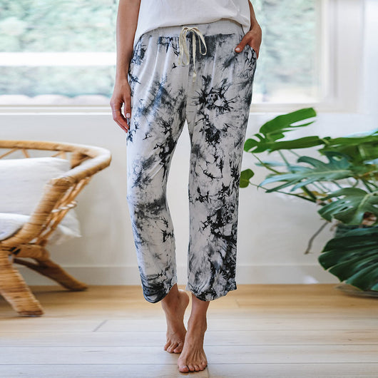 Pantalones de Cintura Alta con Estampado Tie-Dye - Image 13