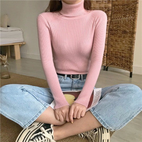 Suéter Mujer Cuello Alto Manga Larga Cálido - Juego de Pareja - Image 8