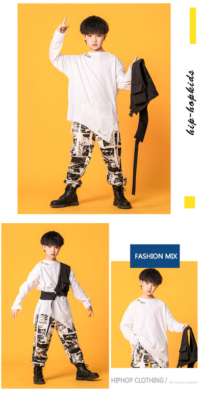 Traje Hip-Hop Infantil: Estilo Urbano y Personalidad - Image 13