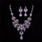 Conjunto de Collar y Aretes Elegante para Bodas y Eventos Especiales