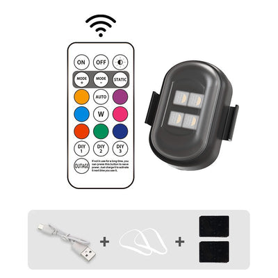 Luz de Advertencia LED para Motocicleta con Control Remoto Inalámbrico - Image 6