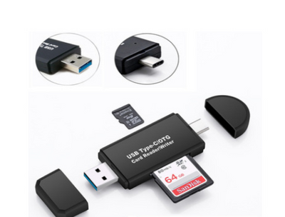 Lector de Tarjetas SD, TF y Cámara USB 3.0