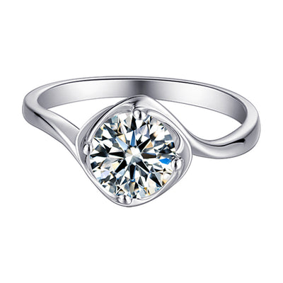 Anillo de Moissanita de 1 Quilate Fashion Bud - Image 10