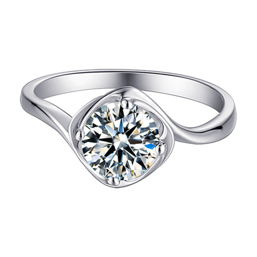 Anillo de Moissanita de 1 Quilate Fashion Bud - Image 10