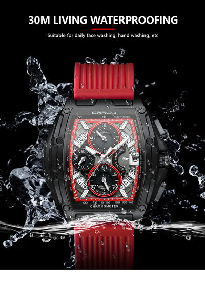Reloj de Cuarzo para Hombre con Calendario y Cinta Impermeable Multiuso - Image 10