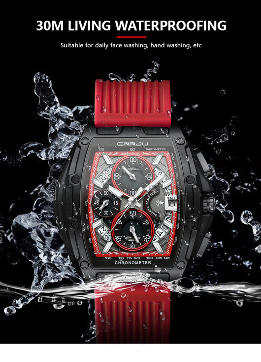 Reloj de Cuarzo para Hombre con Calendario y Cinta Impermeable Multiuso - Image 10