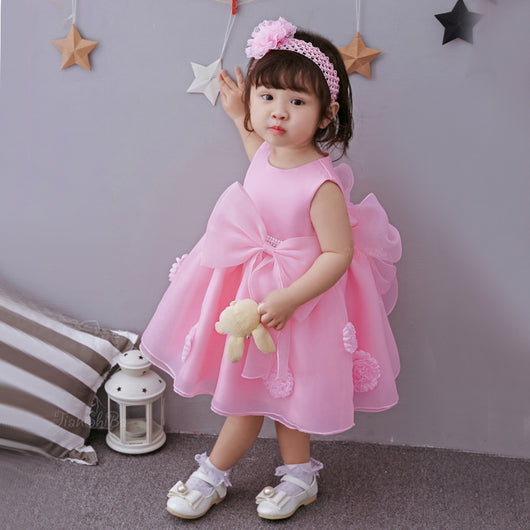 Vestido de Princesa Floral para Niña - Elegancia Primavera y Verano