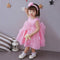 Vestido de Princesa Floral para Niña - Elegancia Primavera y Verano