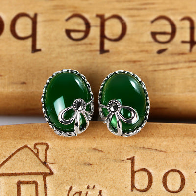 Aretes de Plata con Diseño de Ancla - Image 3