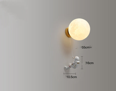 Lámpara de Pared Infantil Temática Astronauta - Luz LED para Dormitorio Infantil - Image 15
