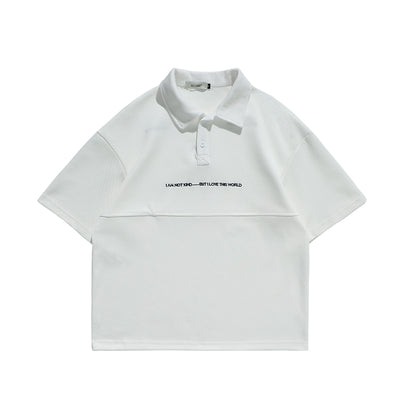 Polo Bordado Manga Corta Hombre - Estilo Casual Premium