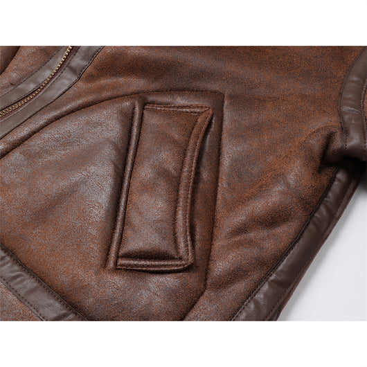 Chaqueta de Invierno para Mujer con Cuello de Piel de Cordero - Image 7