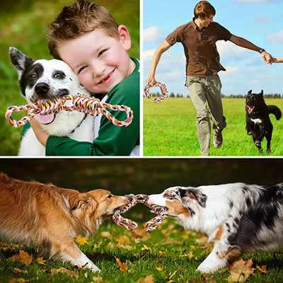Juguete de Cuerda Nudos Grandes para Perros y Gatos - Limpieza Dental y Alivio de Estrés - Image 8
