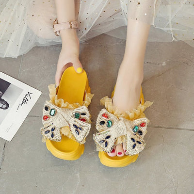 Sandalias Plataforma para Mujer con Moño - Versátiles y Cómodas - Image 4
