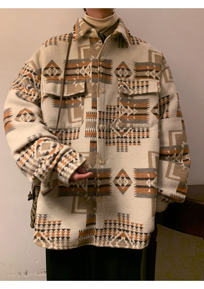 Abrigo de Lana Oversized para Hombre - Chaqueta Casual Holgada - Image 15