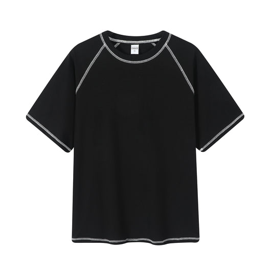 Playera Raglan Hombre con Costuras Decorativas y Cuello Redondo - Image 6