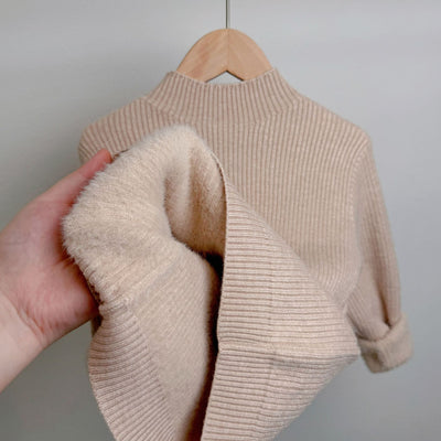 Suéter Infantil de Cuello Alto Tejido - Image 4