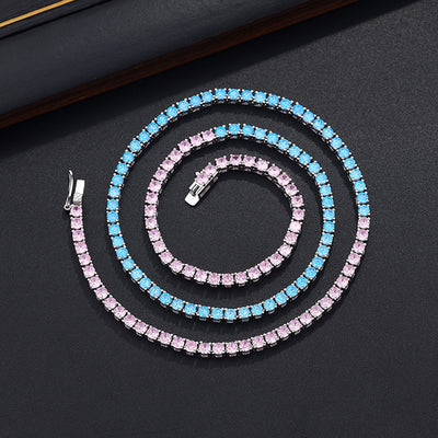 Cadena Tenis de Diamantes Completos - Accesorio Versátil Eslabón Cubano - Image 9