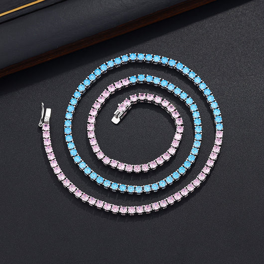 Cadena Tenis de Diamantes Completos - Accesorio Versátil Eslabón Cubano - Image 9