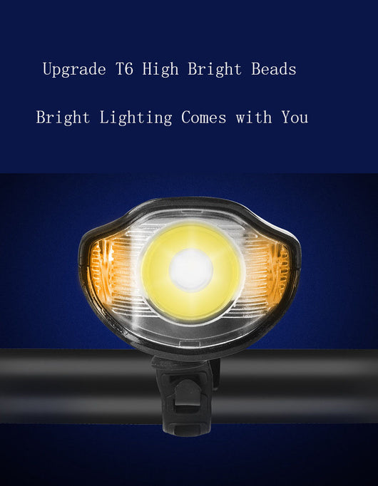 Luz Frontal para Bicicleta USB con Altavoz y Velocímetro - Image 34