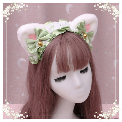 Diadema Lolita Gatita de Peluche con Encaje - Accesorio Anime Japonés - Image 72