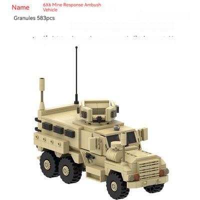 Vehículo Militar Blindado 6x6 Anti-emboscada - Modelo de Construcción MOC-67379 - Image 8