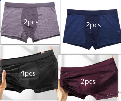 Calzoncillos Holgados de Malla Ice Silk para Hombre - Image 19