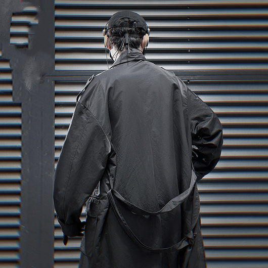 Abrigo Trench Casual con Múltiples Bolsillos para Hombre - Image 15
