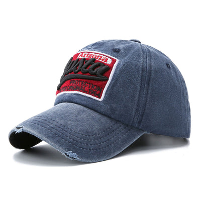 Gorra de Béisbol Lavada con Parches de Letras - Image 18