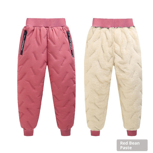 Pantalones Térmicos Infantiles Impermeables con Forro de Lana de Cordero - Image 9