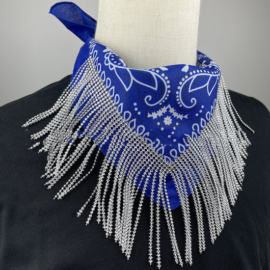 Pañuelo Vintage Paisley con Borla de Diamantes - Image 16